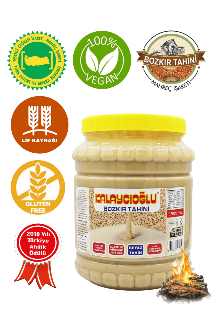 Kalaycıoğlu Beyaz Bozkır Tahini 1900 Gr.