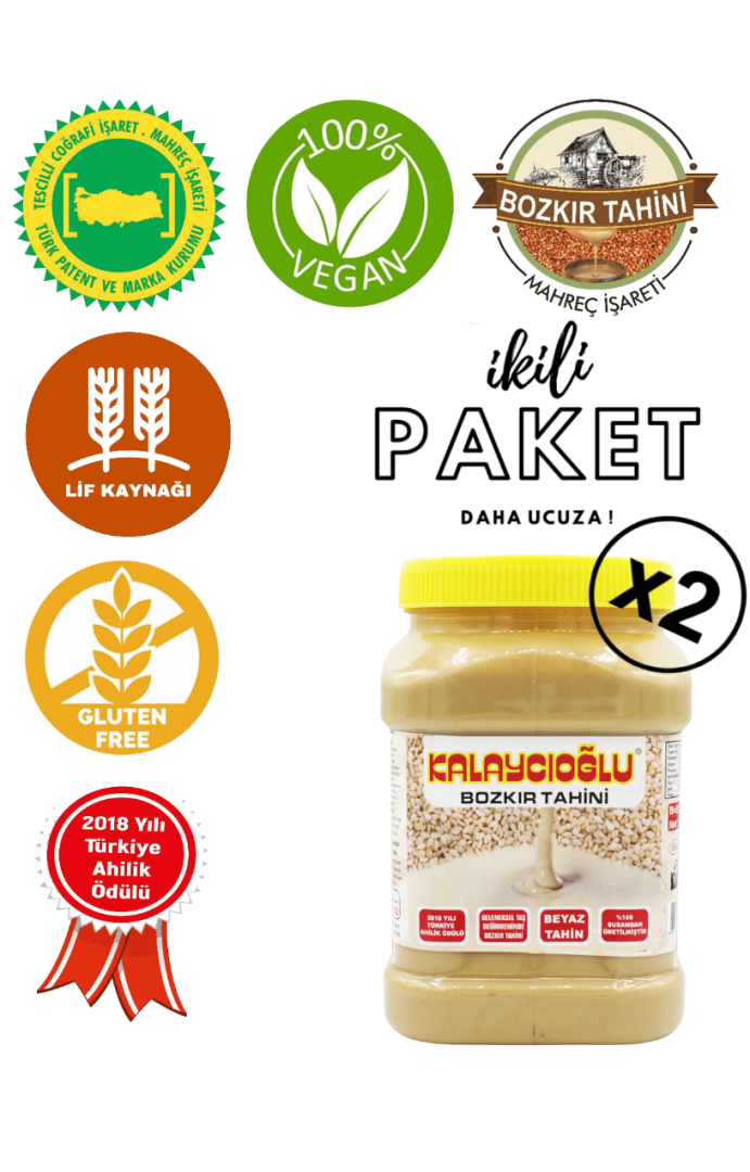 Multipack - Kalaycıoğlu Beyaz Tahin 935 Gr. x2