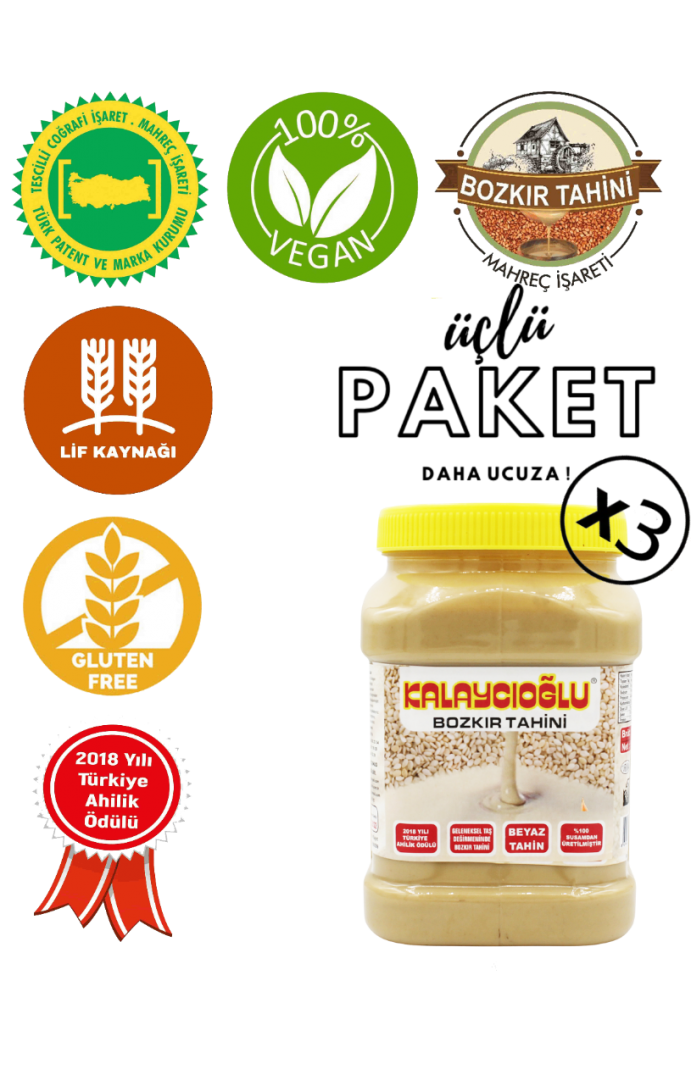 Multipack - Kalaycıoğlu Beyaz Tahin 935 Gr. x3