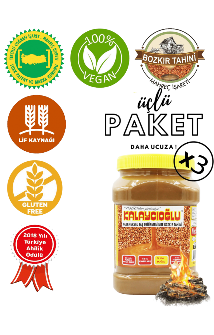 Multipack - Kalaycıoğlu Tahin 935 Gr. x3