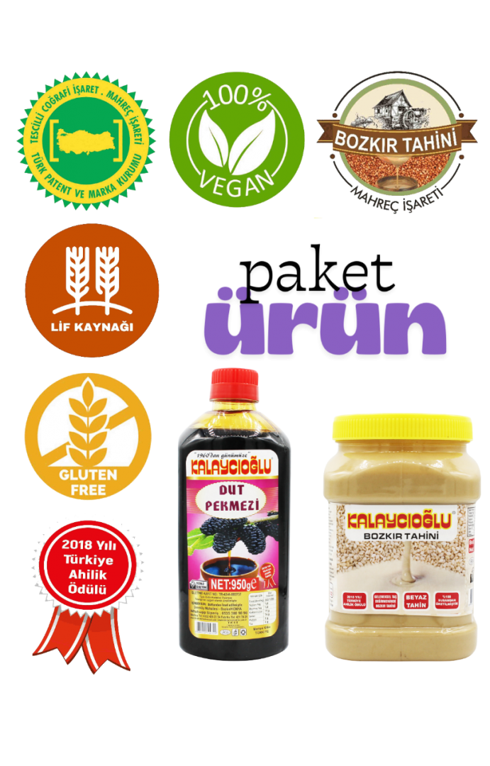 Multipack - Kalaycıoğlu Beyaz Tahin & Dut Pekmezi 950 Gr.