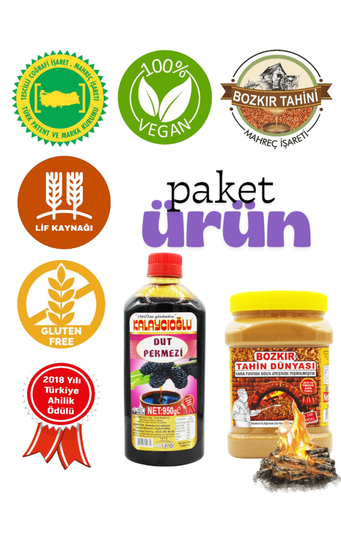 Multipack - Bozkır Tahin Dünyası 935 Gr - Dut Pekmezi 950 Gr.