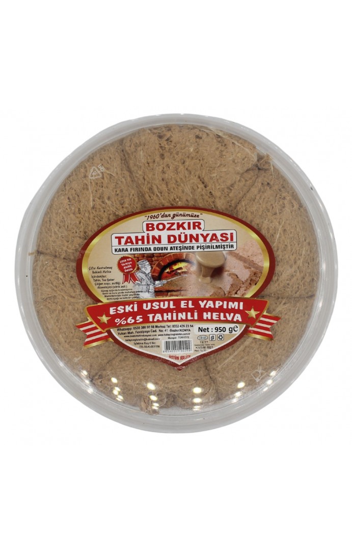 Bozkır Tahin Dünyası El Yapımı Eski Usül Helva 950 Gr.