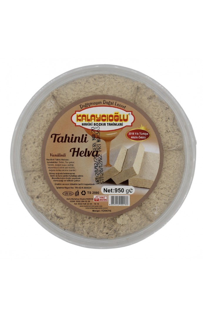 Kalaycıoğlu Sade Helva 950 Gr.